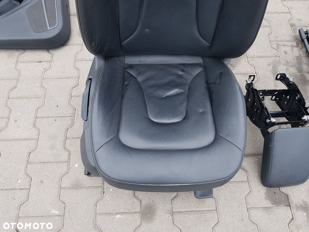 AUDI A4 B8 LIFT 11-15r KOMBI FOTELE SKÓRZANE KANAPA - 9