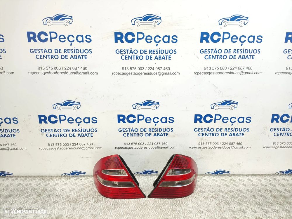 Farolins traseiros trás direito esquerdo LED originais Mercedes Benz Classe E W211 Carro Avantgarde Pré Facelift de 2001 a 2006 - 10
