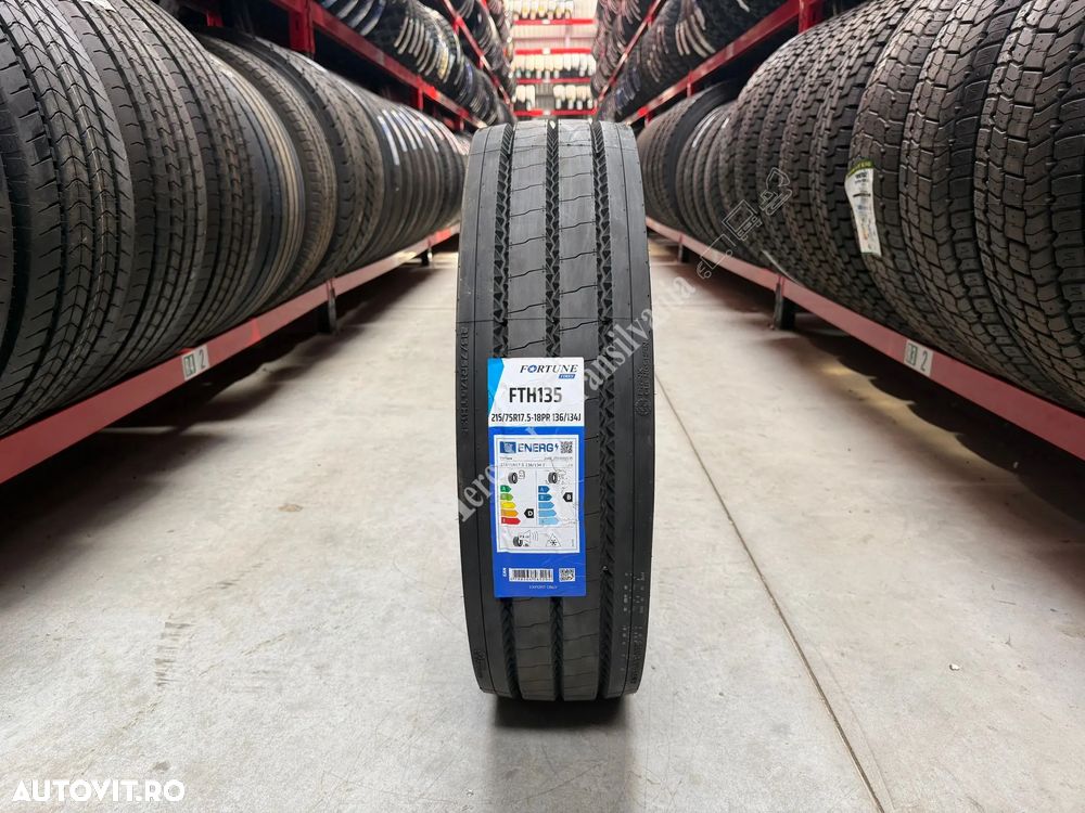 Anvelopa NOUA 215/75R17.5 Fortune FTH135, M+S*, Regional, Remorca, 135/133J 18PR - 2