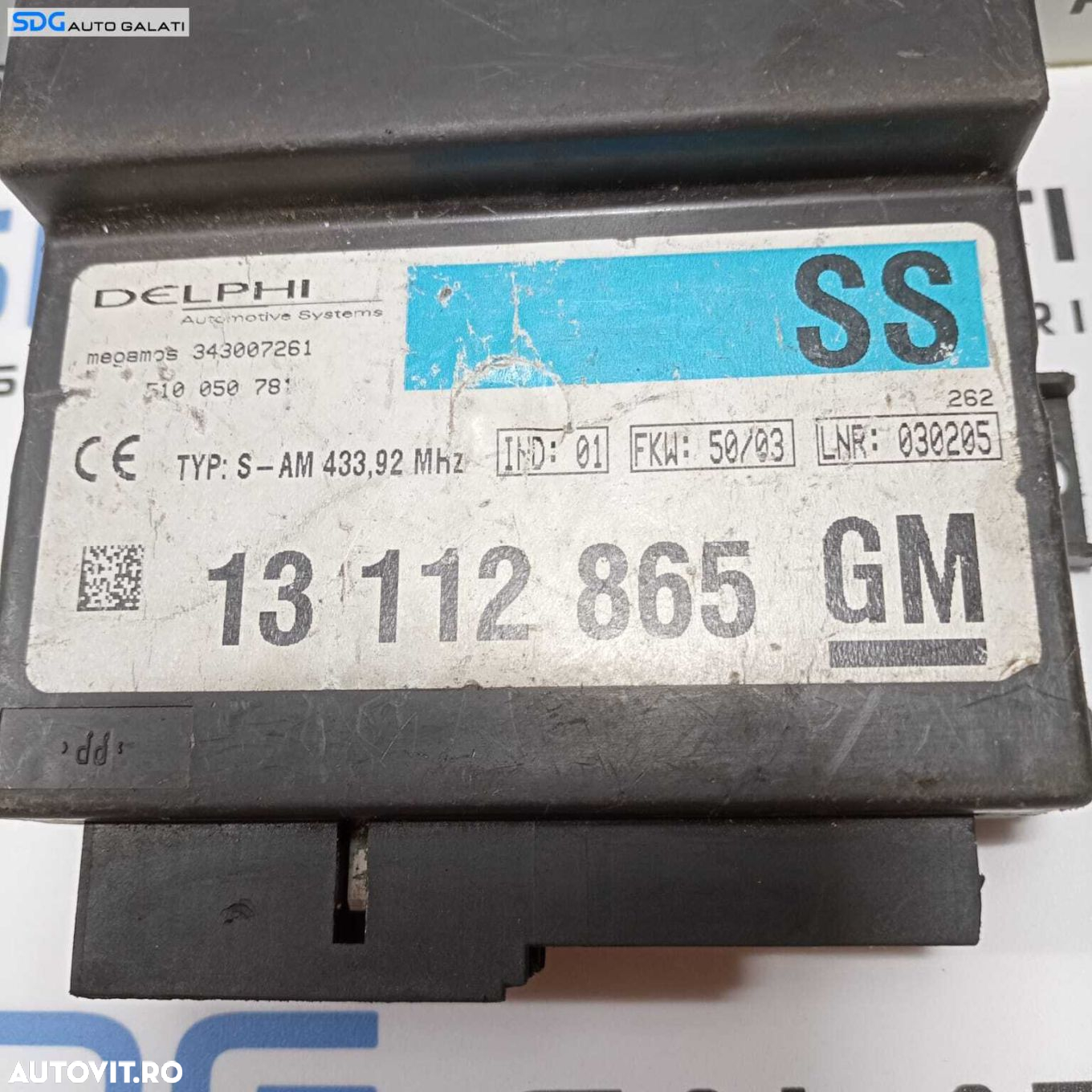 Unitate Modul Calculator Control Confort Opel Astra G 1998 - 2004 Cod 13112865 13 112 865 [273M0] - 4