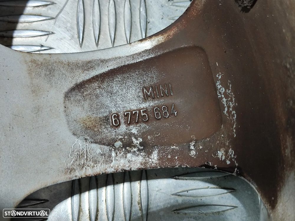 - JANTES RONAL ORIGINAIS MINI COOPER R56 16 POLEGADAS 6.5J ET48 4X100 36116775684 6775684 - 7
