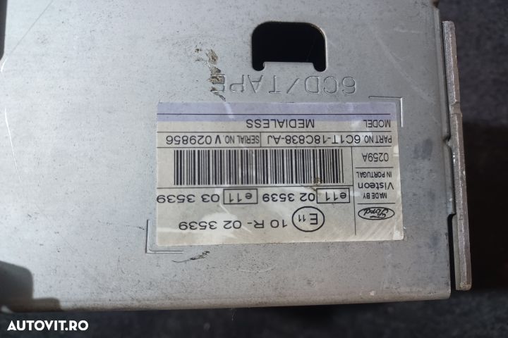 Radio cd 6C1T-18C838-AJ 6C1T18C838AJ Ford Transit Connect 1 [2002 - 2 - 4
