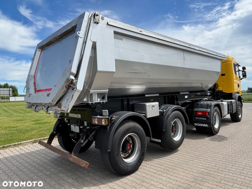 Reisch RHKS-2_SR-06 naczepa wywrotka 2 osie szeroki rozstaw osie 10 ton , DMC zestawu 38 ton (nie SCHMITZ , Schwarzmuller, Carnehl , Meiller, Langendorf). stalowa, do robót ziemnych - 5