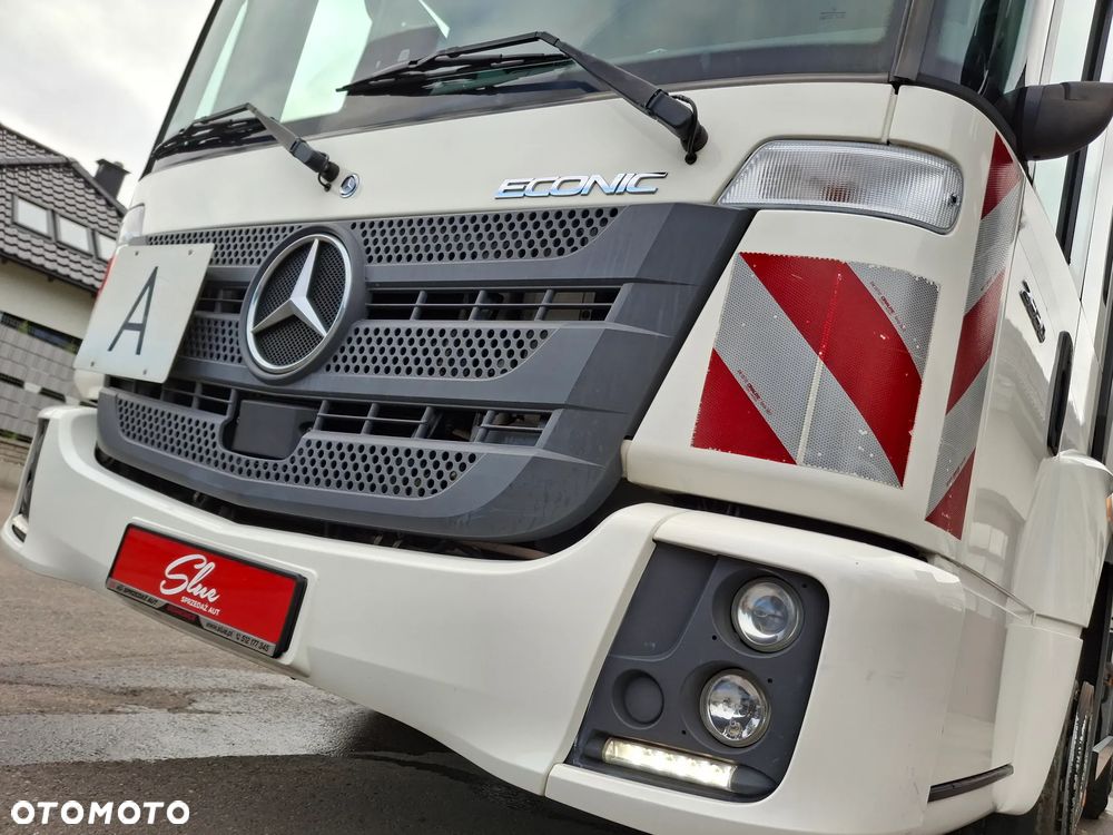 Mercedes-Benz Econic 2630 Śmieciarka Euro 6 FAUN Variopress 522 Zoeller 22m3 System MOBA Waga 3 Osie Tylna Oś Skrętna Zawieszenie Pneumatyczne Centralne Smarowanie Zabudowy - 16