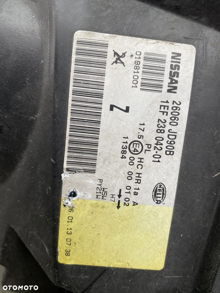 lampy qashqai komplet eu całe - 6