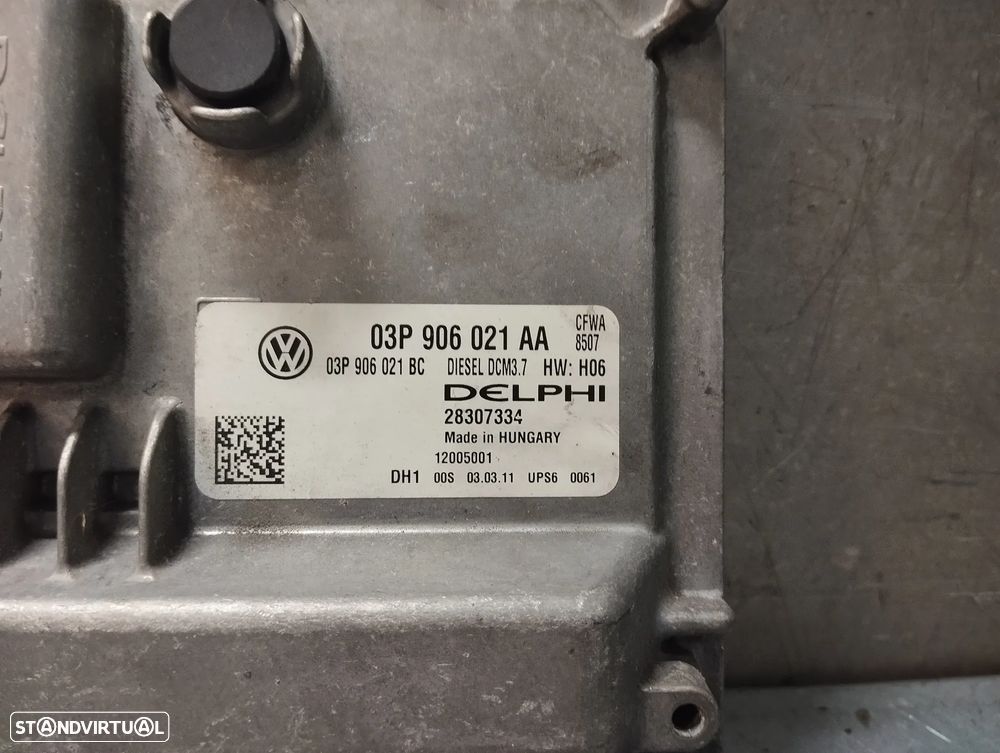 CENTRALINA DO MOTOR SEAT IBIZA IV 6J 1.2TDI 03P906021AA 03P906021BC 28307334 DCM3.7 - 2
