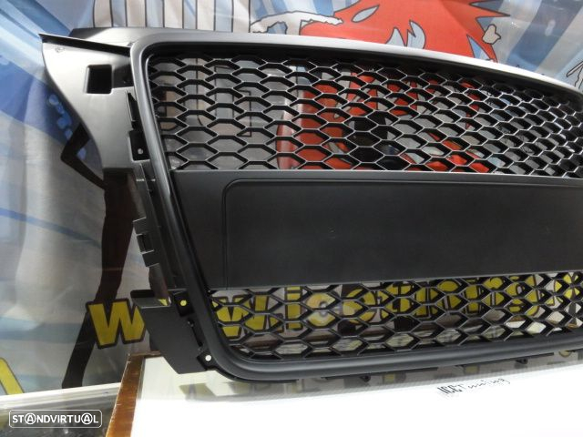Grelha frontal audi a3 8P 08-12 HATCHBACK / SPORTBACK / CABRIO RS3 look com ou sem simbolo - 3