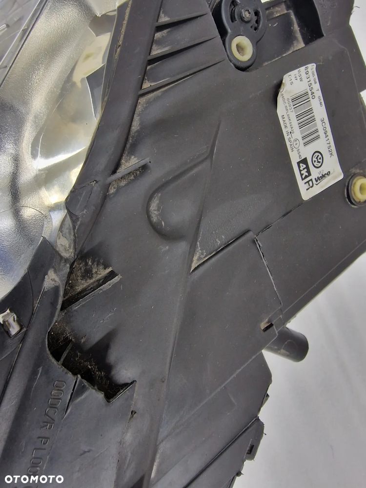 VW PASSAT B6 LIFT 08- PRAWY BI-XENON BIXENON PRAWA LAMPA PRZEDNIA PRZÓD , NR 3C0941752K / 3C0941752 K , NR AUKCJI LL371 - 10