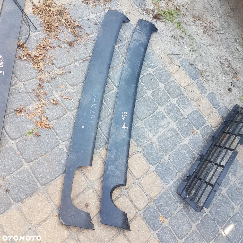 zderzak tył tylny spoiler nakładka ślizg osłona wydechu bmw 3 e46 e36 bmw 5 e39 oryginał - 37