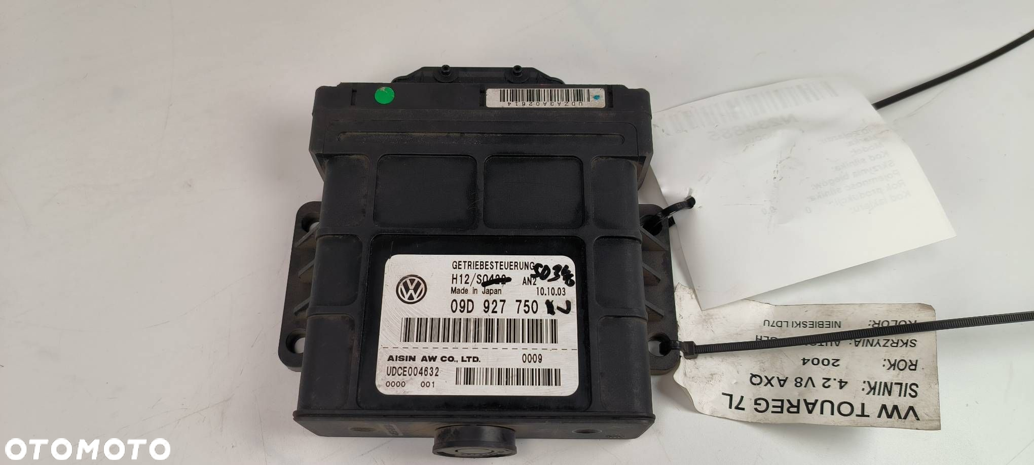 MODUŁ VOLKSWAGEN TOUAREG 7L 09D927750K - 4