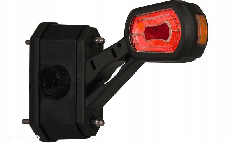 LAMPA OBRYSOWA LED Z MODUŁEM CZUJNIKA COFANIA 12/24V PRAWA - 2