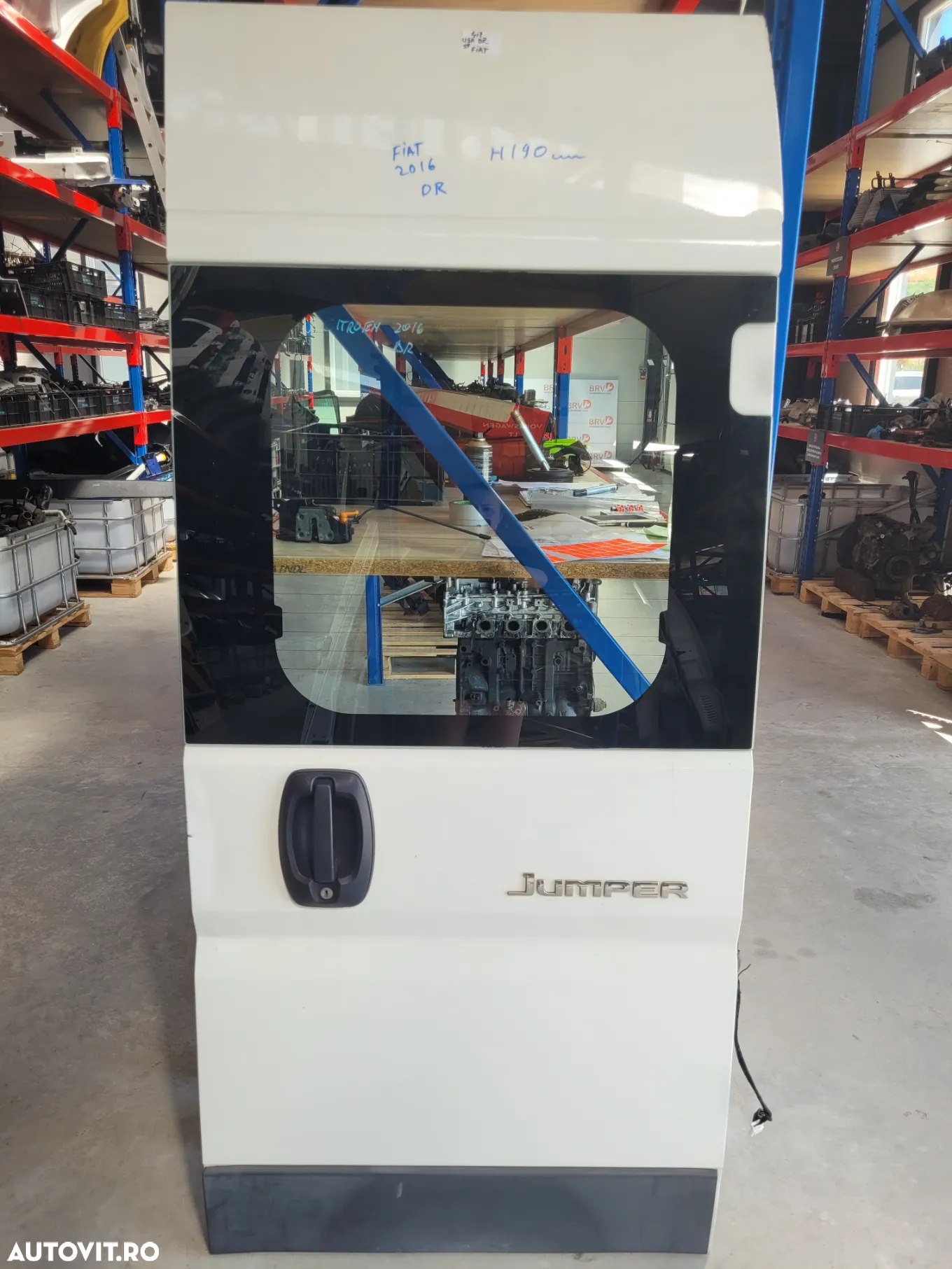 Usi spate model inalt cu tabla sau geam  pentru Peugeot Boxer / Citroen Jumper / Fiat Ducato (2006-2016) an fabricatie Euro 4/Euro 5 - 7
