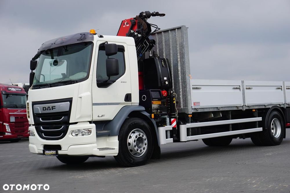 DAF LF / 260 / ACC / SKRZYNIOWY + HDS / HYVA HC-183 / PILOT / ROTATOR / WIDŁY - 33