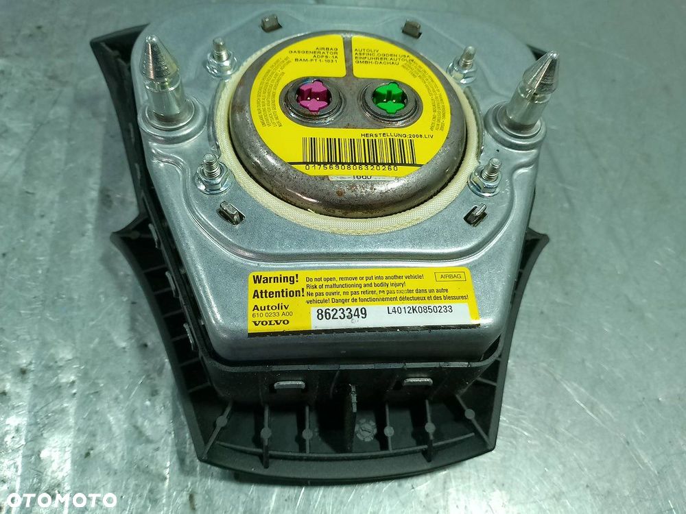 KIEROWNICA Z PODUSZKĄ VOLVO C30 ( 06-12 ) 55150060  55150001 30778758 - 4