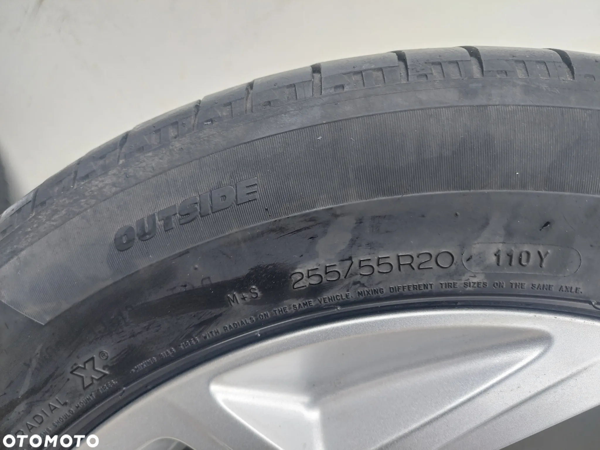 Koła Alufelgi 5x120 ET 47 8,5 Jx RANGE LAND ROVER SPORT 255/55R20 OPONY MICHELIN Laitude Sport ROK 2017 JK62-1007-AA - 3