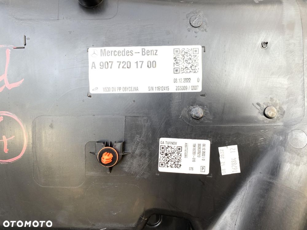 SPRINTER 907 910 17- BOCZEK DRZWI PRZEDNICH PRAWY ORYGINALNY A9077272300 - 6