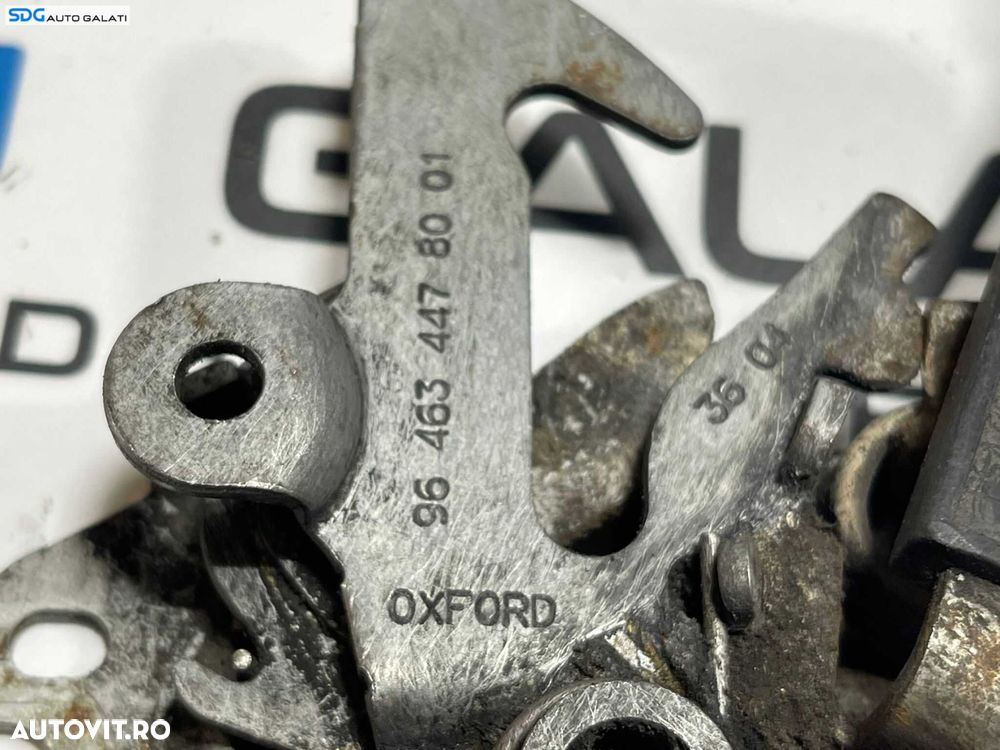 Broasca Incuietoare Capota Motor Peugeot 407 2004 - 2010 Cod 9646344780 964634478001 [B3470] - 7