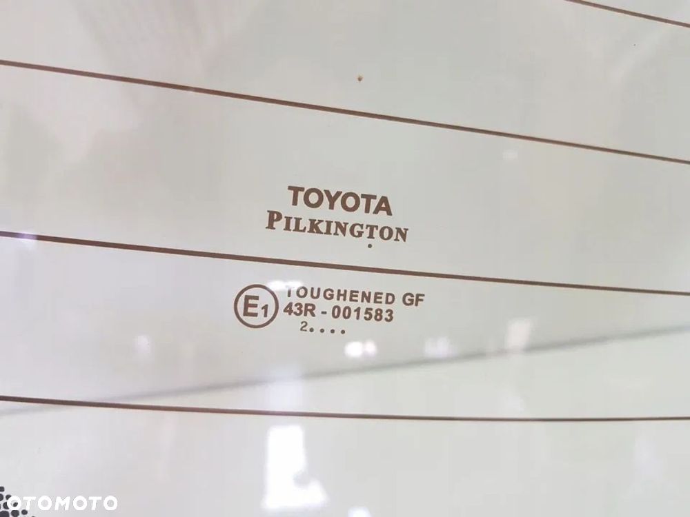 SZYBA TYLNA TOYOTA AVENSIS T27 SEDAN 2012r 43R001583 - 3