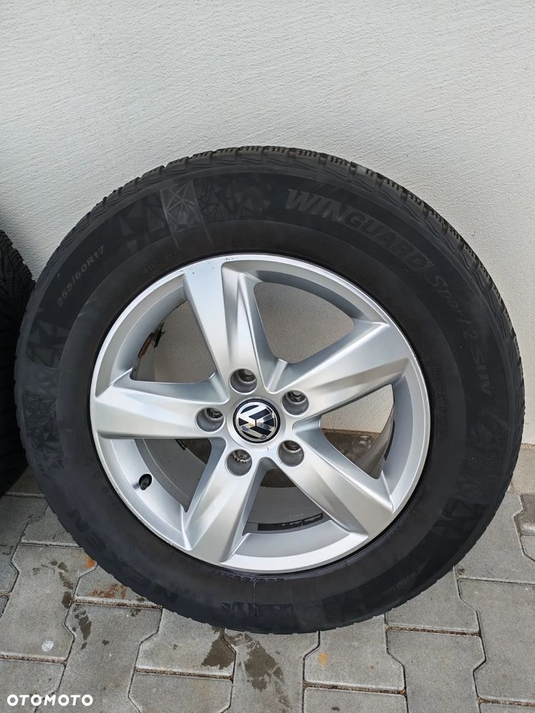 VW TOUAREG 7P 10-18R FELGI KOLA 5X130 DOT2018 ET50 255/60 R17 7,5Jx17 KOMPLET Z OPONAMI FELGA 7P6601025 A - 5