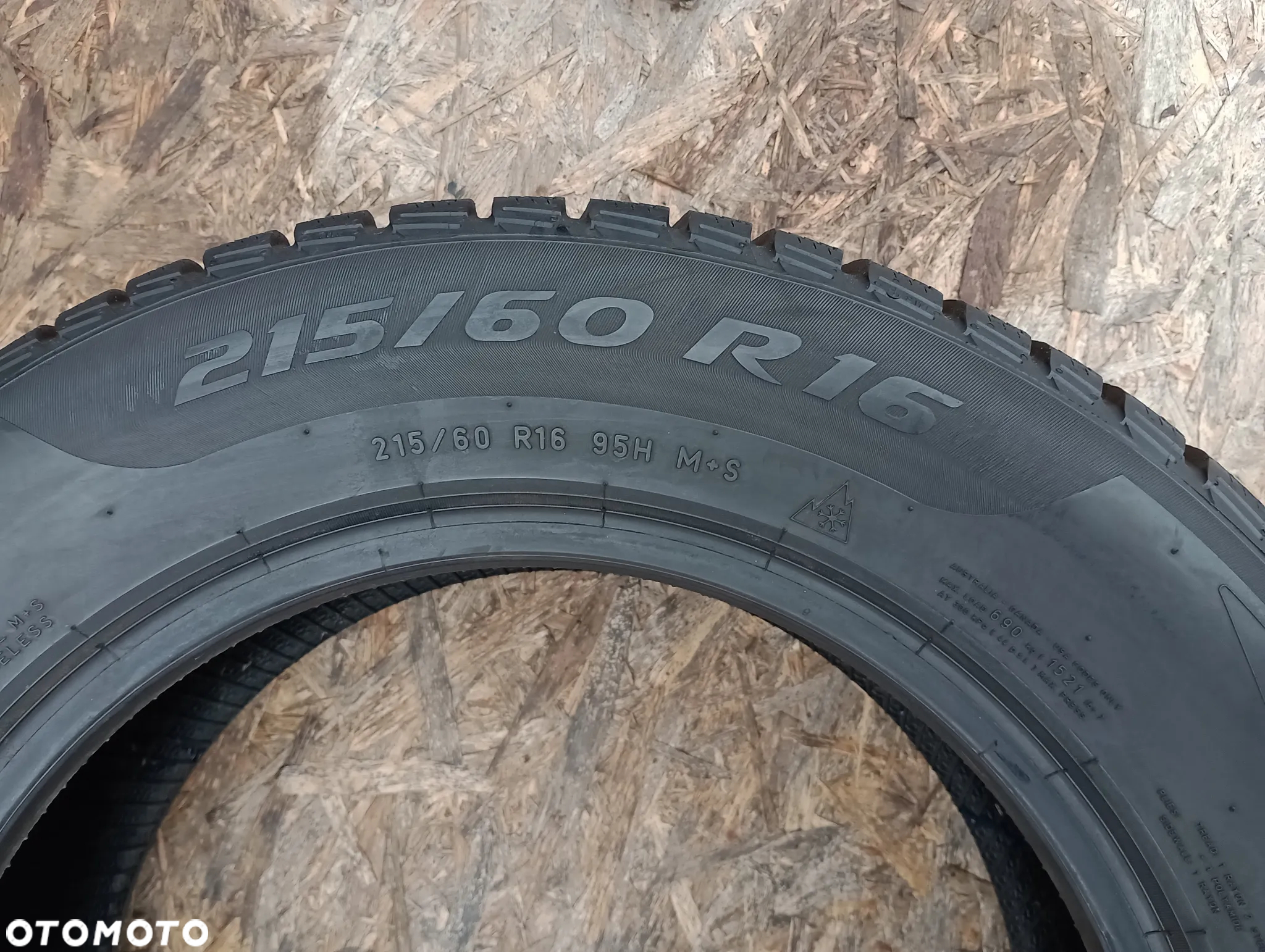 *OPONA 1x 215/60R16 95H 0819dot 7mm PIRELLI SOTTOZERO 3 ZIMOWA - 5