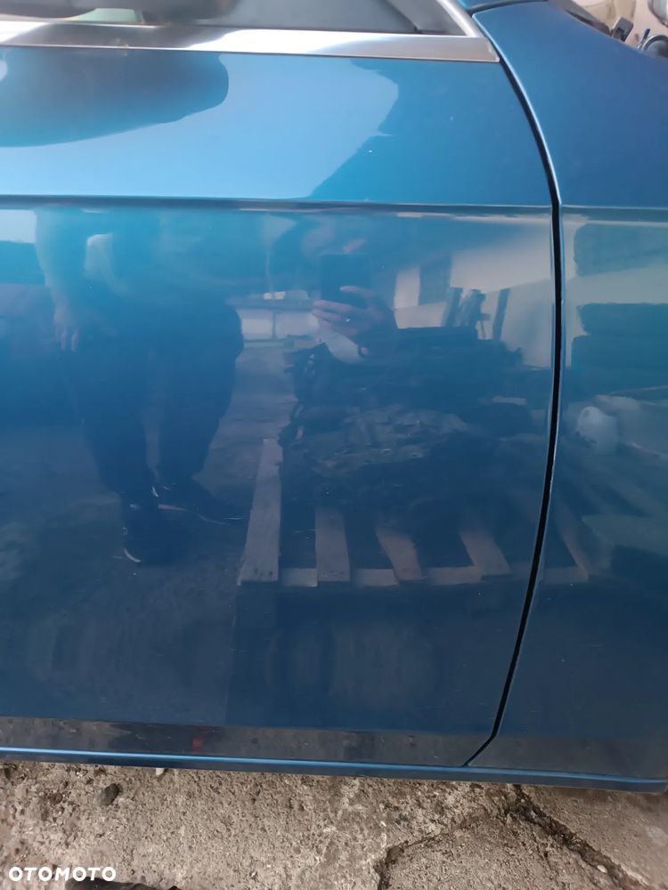 DRZWI PRAWY PRAWE  PRZÓD AUDI A4 B8 07-16R LX5V NIEBIESKIE - 2