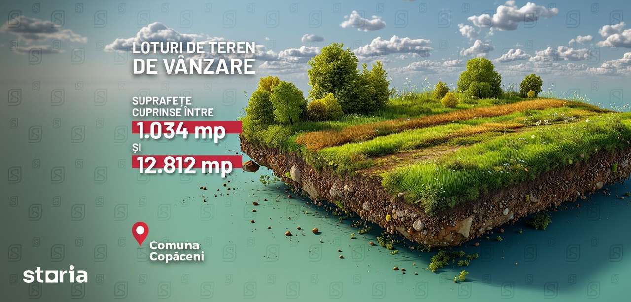 Teren de vânzare în UAT Copaceni, localitatea Copaceni, județul Ilfov - Imagine principală: 2/3