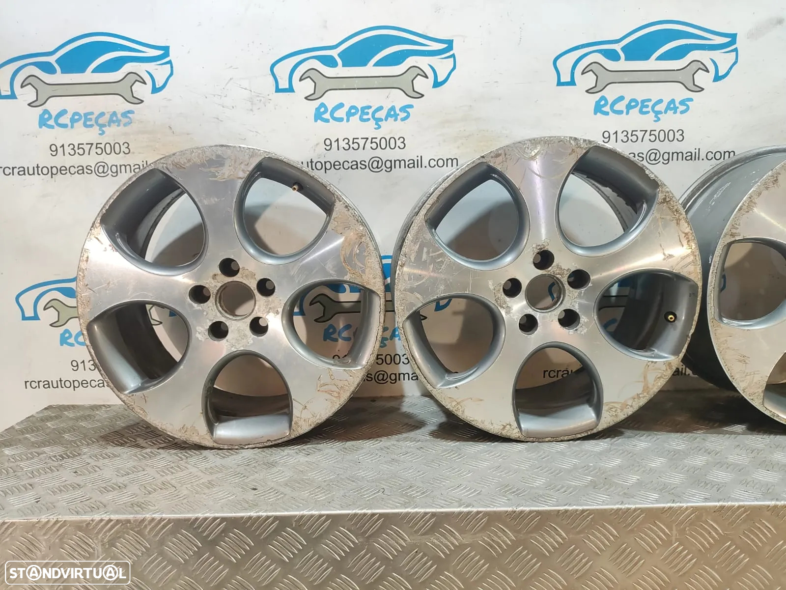 Jantes 18 Ronal Originais VW Volkswagen Golf V 5 GTI 7,5J ET51 5x112 - 4