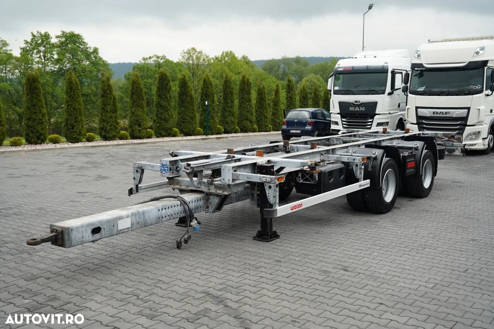 Wecon REMORCĂ TANDEM / BDF / 7,15, 7,45, 7,82 M / PENTRU TRANSPORT CONTAINER - 2