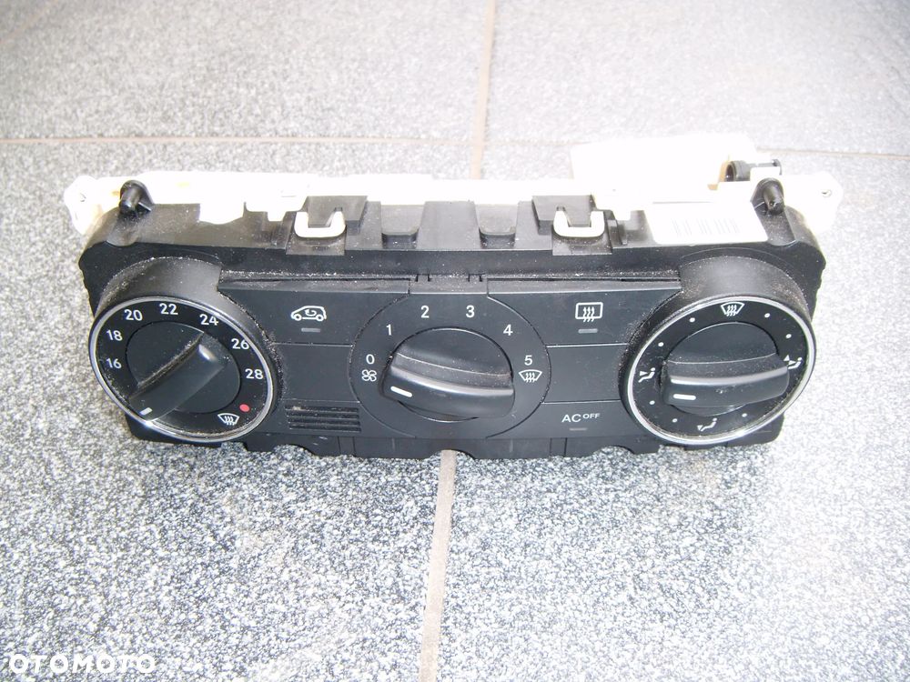 mercedes a klasa w169 05r panel sterowania nawiewem a1698300585 - 1