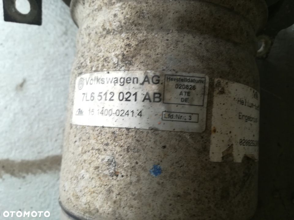 VW TOUAREG AMORTYZATOR LEWY TYŁ 7L6512021AB - 5