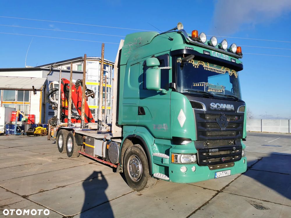 Scania R560, 6x4 do drewna, kłody, stosu, Epsilon Q150z96 - 1