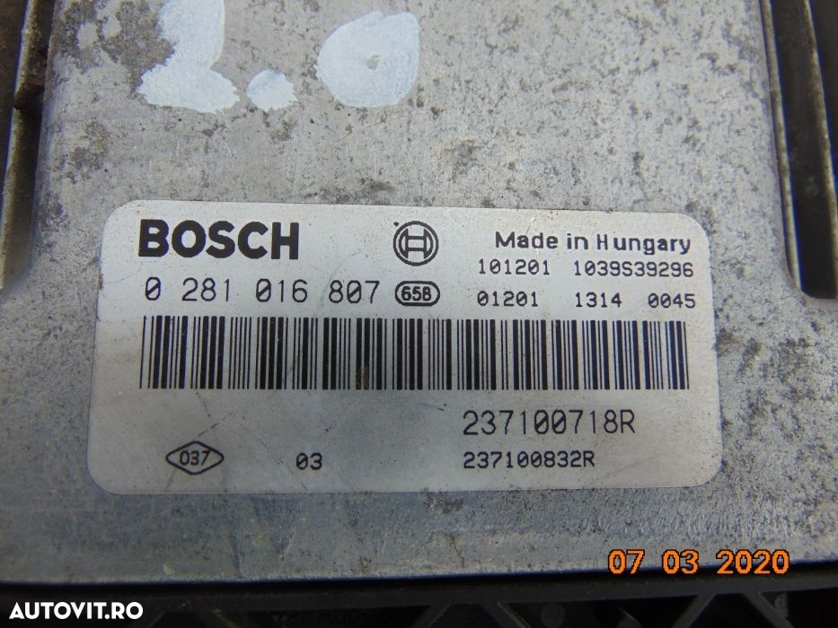 Calculator Motor Opel Vivaro 2.0 ECU Renault Trafic Nissan Primastar - 2