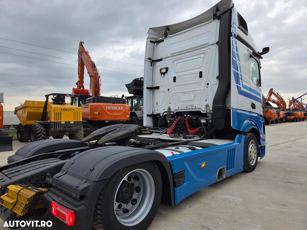 Mercedes-Benz ACTROS 18.510, AUTOMATA+RETARDER 5 trepte, SA CUPLARE REGLABILA la 1,15m si 0,9m, 2 rezervoare cumulat 680l, Spoilere cabina si sasiu, Camere in loc de oglinzi, Navigatie, Frigider, rulat in GERMANIA, posibil leasing 4 ani, PROMOTIE 45.900 EUR+tva - 16