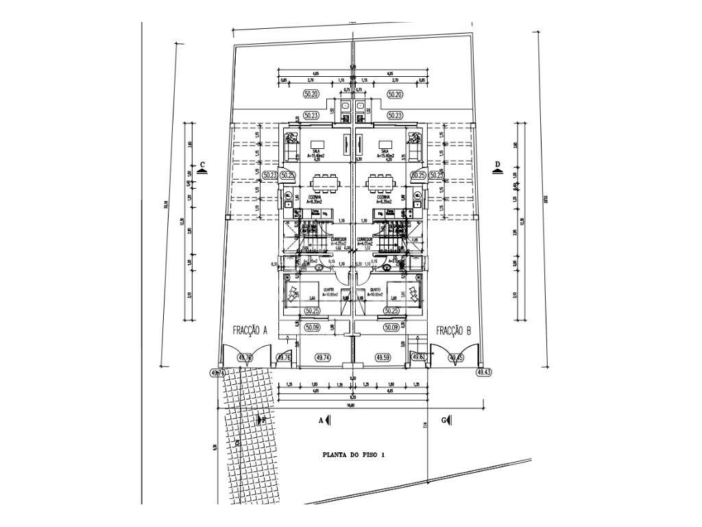 Moradia Geminada T2 em Construção | 130 m² | 2 Pisos | Pinhal do Ge... - Grande imagem: 2/2