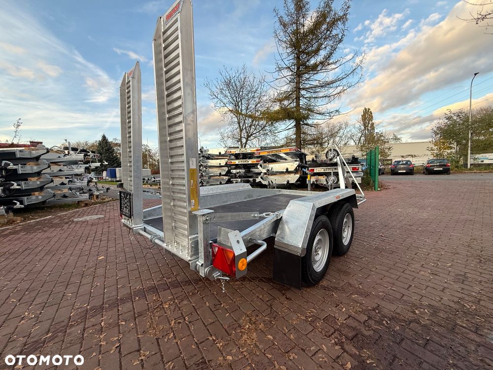 Neptun Przyczepa do przewozu sprzętu budowlanego LOADMAX 3x1.4 2500kg 2 osie pod koparke koparka walec MOTOMUS - 7