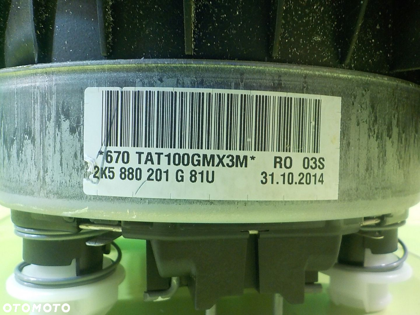VW CADDY III LIFT II 2.0 TDI 14r VAN AIRBAG poduszka kierowcy 2K5880201G - 5