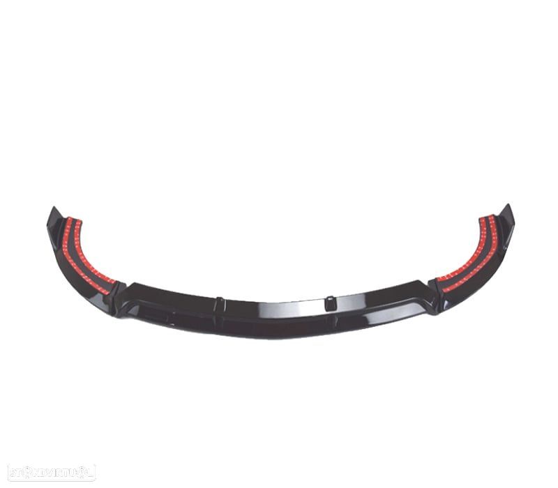 SPOILER FRONTAL MERCEDES CLASE E W213 16-20 LOOK SPORT PRETO BRILHANTE - 6