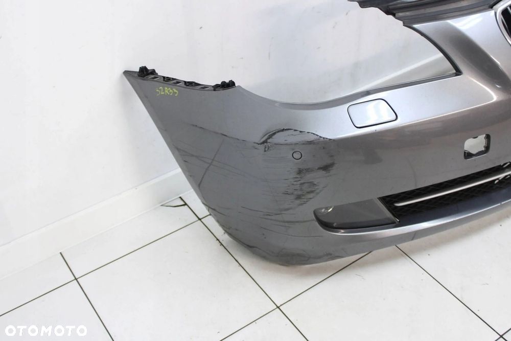 BMW 5 E60 E61 LIFT 2007R- ZDERZAK PRZÓD PRZEDNI PDC XENON A52 - KOD LAKIERU - 4