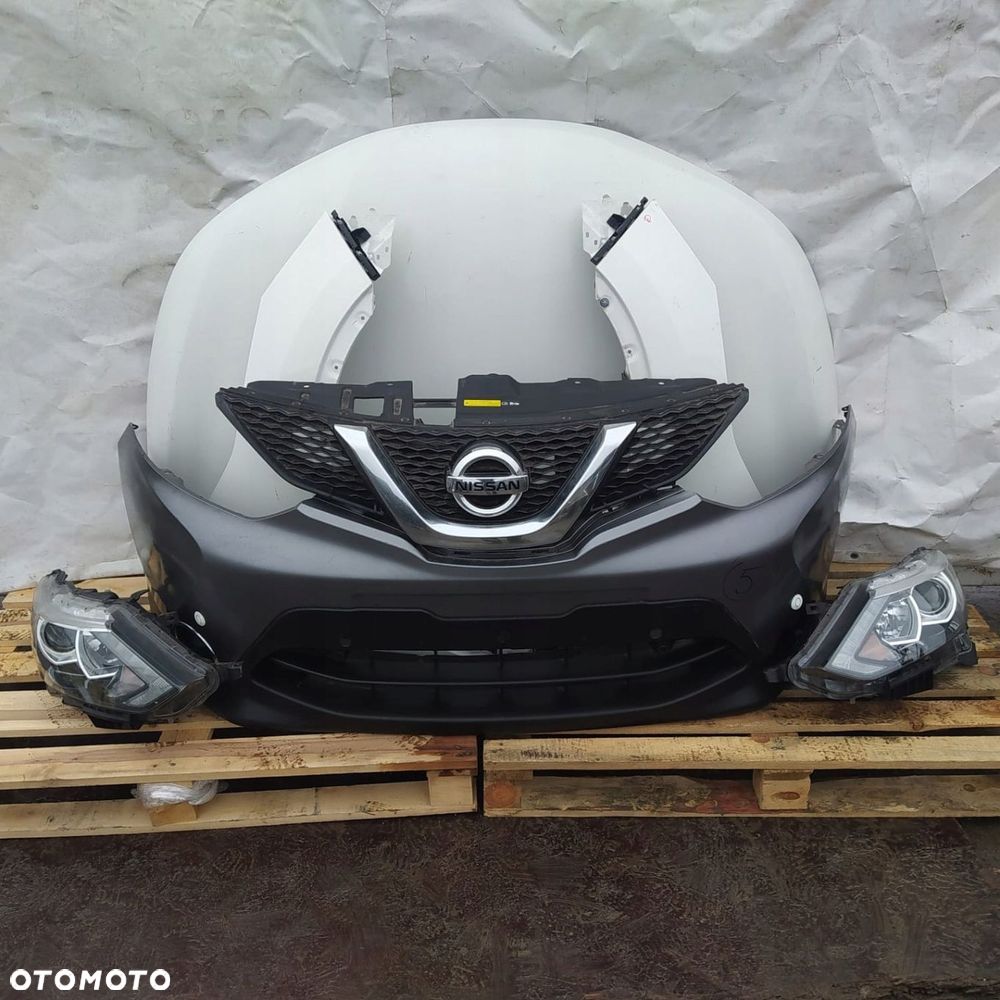 QASHQAI II PRZOD PAS MASKA ZDERZAK LAMPY BLOTNIKI