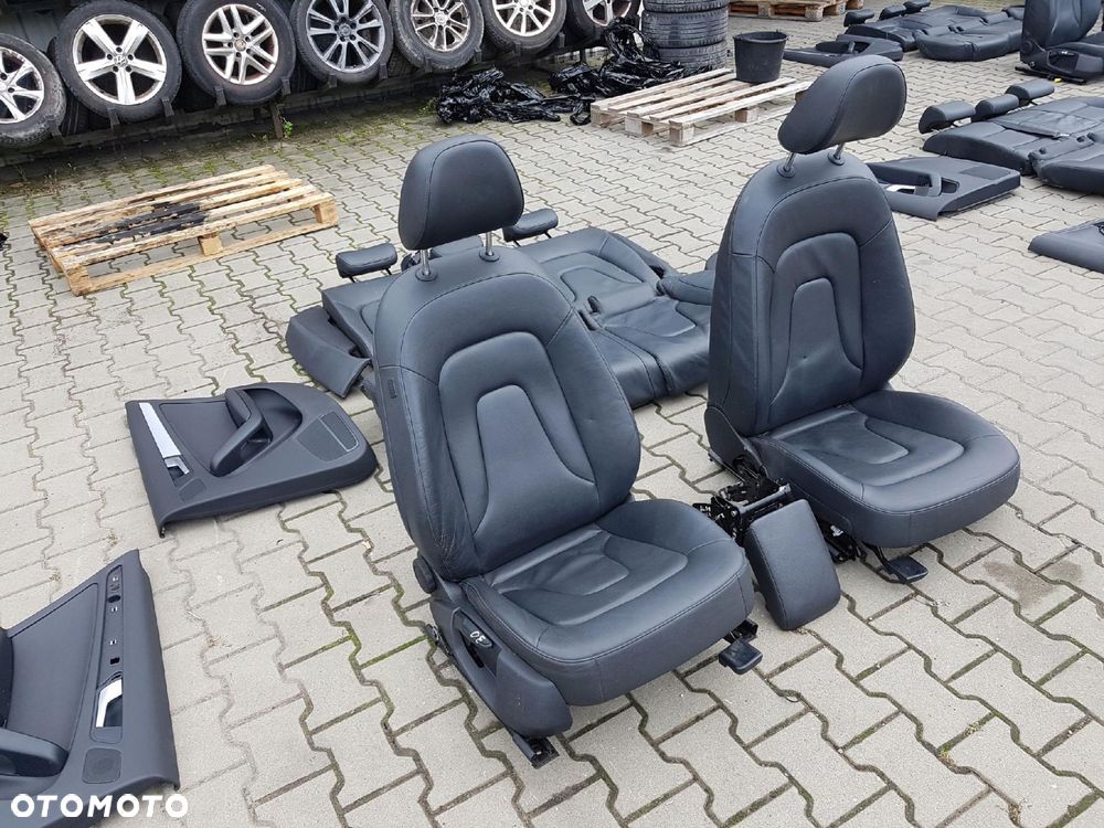 AUDI A4 B8 08-11r SEDAN FOTELE SKÓRZANE KANAPA - 9