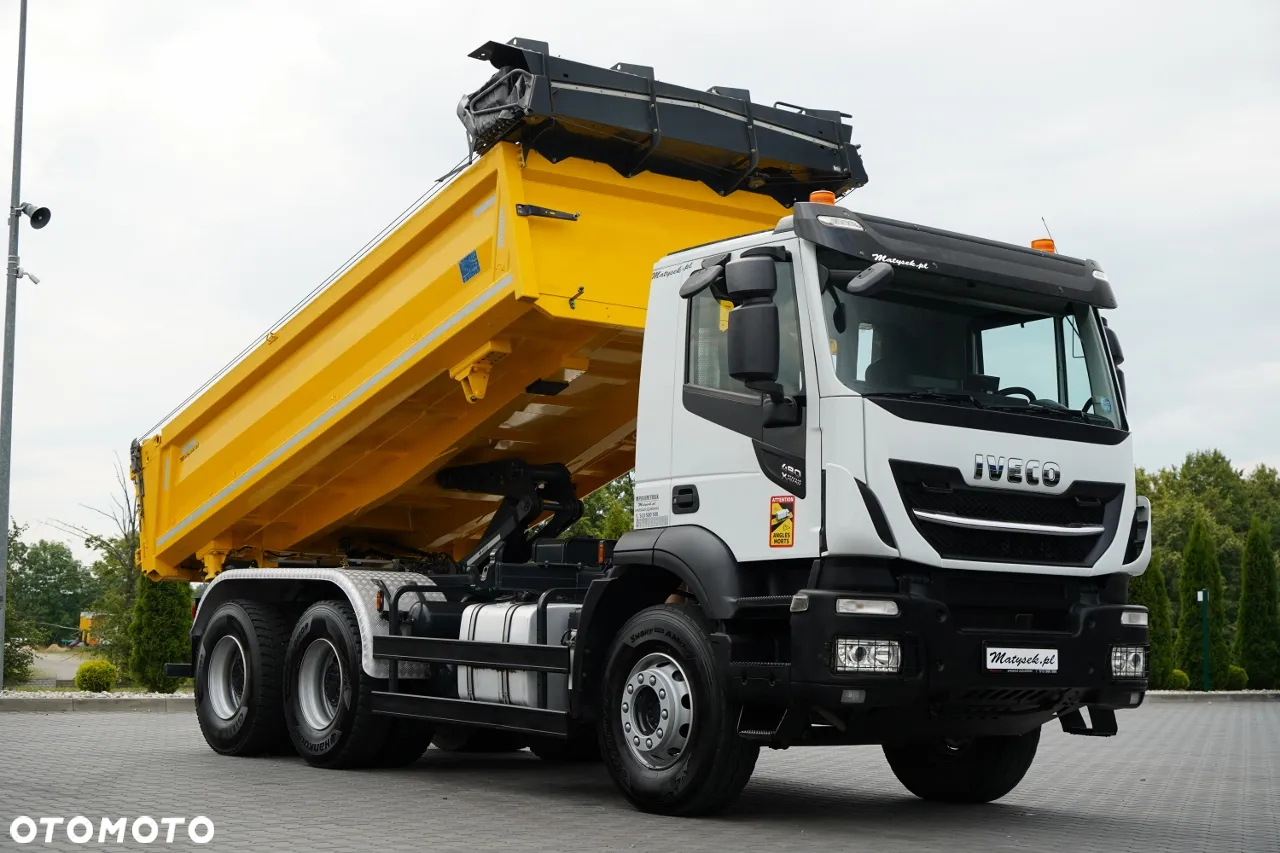 Iveco STRALIS X-WAY 480 / 6x4 / WYWROTKA DWUSTRONNA /  HYDROBURTA / BOARDMATIC / MEILLER KIPPER / SPROWADZONY - 3