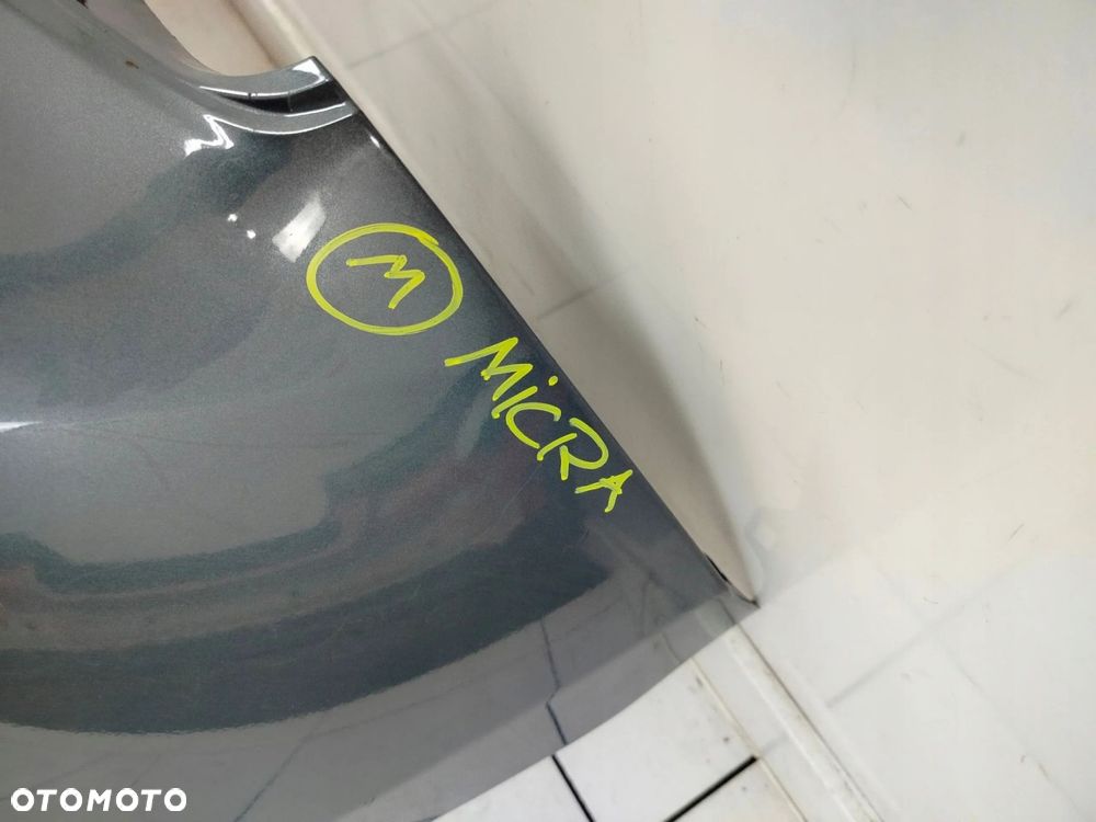 NISSAN MICRA K13 LIFT 2013R- ZDERZAK TYŁ TYLNY - 13