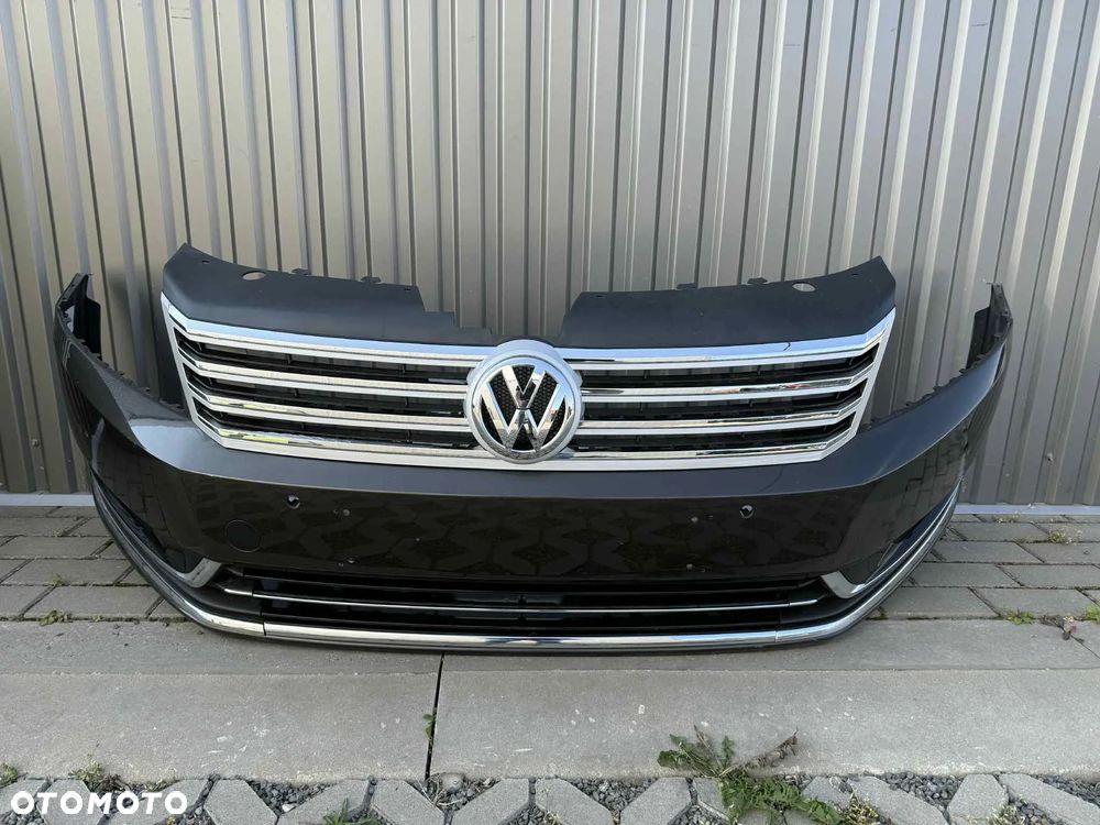Vw Passat B7 Zderzak Przód Przedni Komplet 4xPDC LH8Z Highline Grill 10-14r - 1