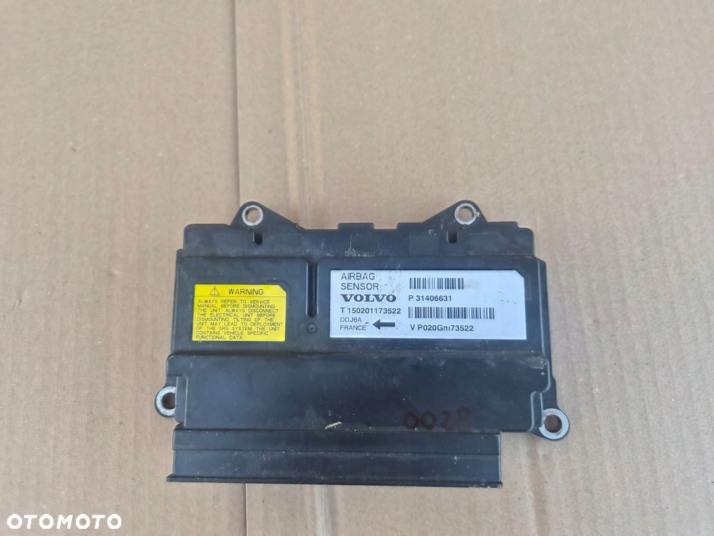 moduł sterownik poduszek airbag volvo v40 ii 31406631 oryginał - 1