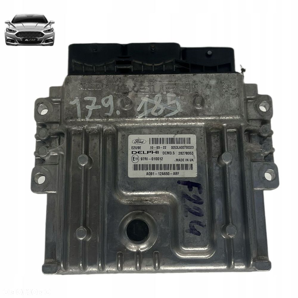 STEROWNIK SILNIKA 2.0 TDCI EURO 5 FORD MONDEO MK4 AG91-12A650-ABF - 1