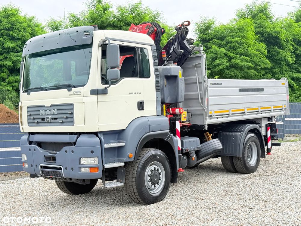 MAN * MAN TGA 18-350 * 4x4 * HDS Fassi 235 CXP * Kiper Wywrotka * Sprowadzony* Bardzo Dobry Stan * - 2