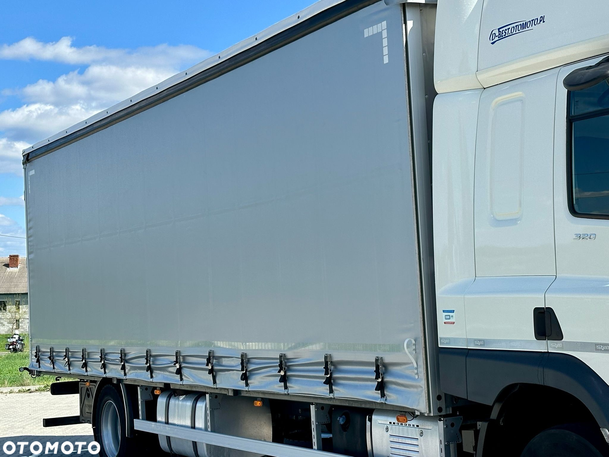 DAF CF 320 / FIRANKA / 21 EUROPALET / SYPIALKA / AUTOMAT / KLIMA POSTOJOWA / 2021 ROK - 8