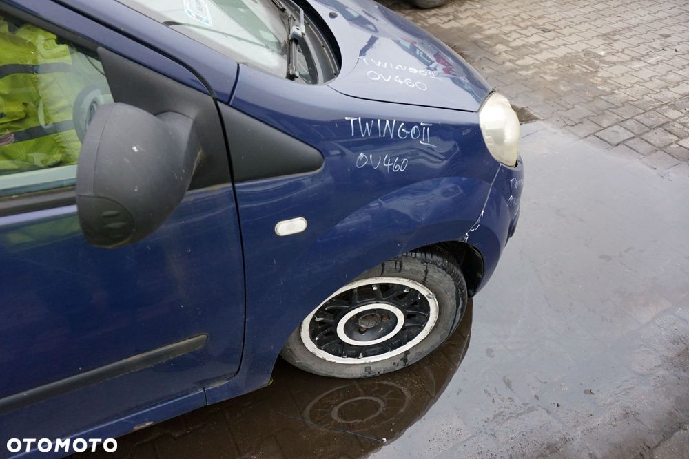MASKA ZDERZAK BŁOTNIKI LAMPY TWINGO II OV460  RENAULT 2007-2014 GRANATOWY PRZÓD KOMPLETNY - 14