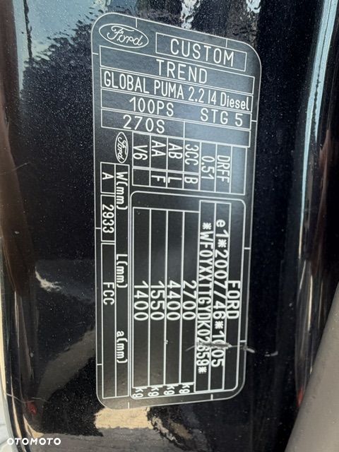 Ford TRANSIT CUSTOM - 23