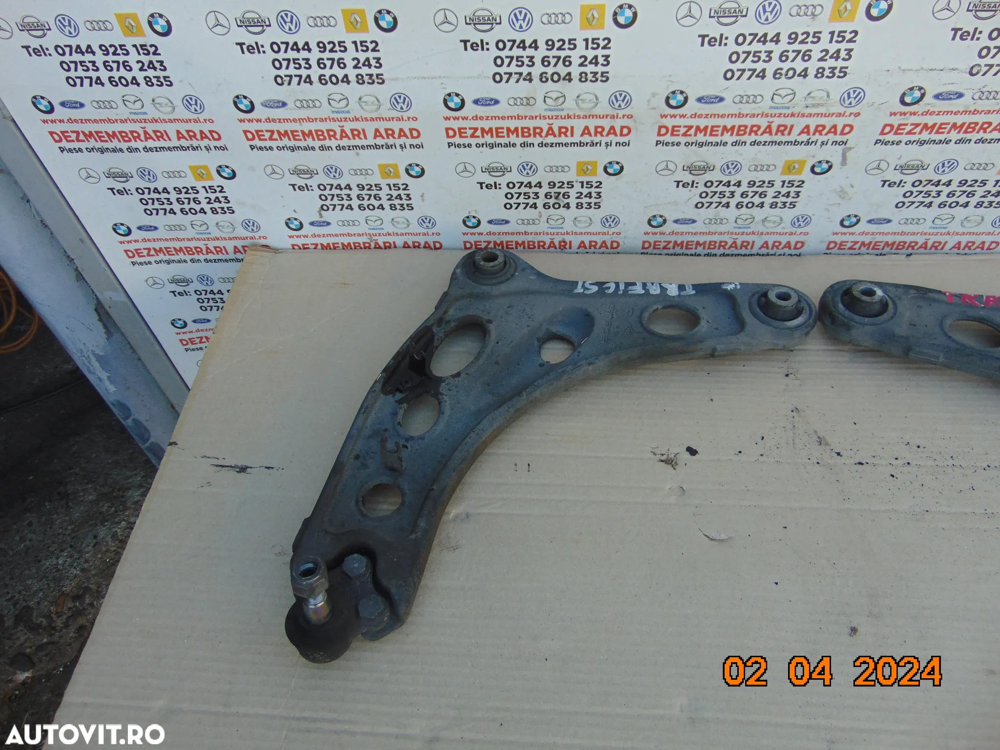 Bascula fata Renault Trafic 2014-2022 Opel Vivaro Bascule fata stanga dreapta brat brate - 2
